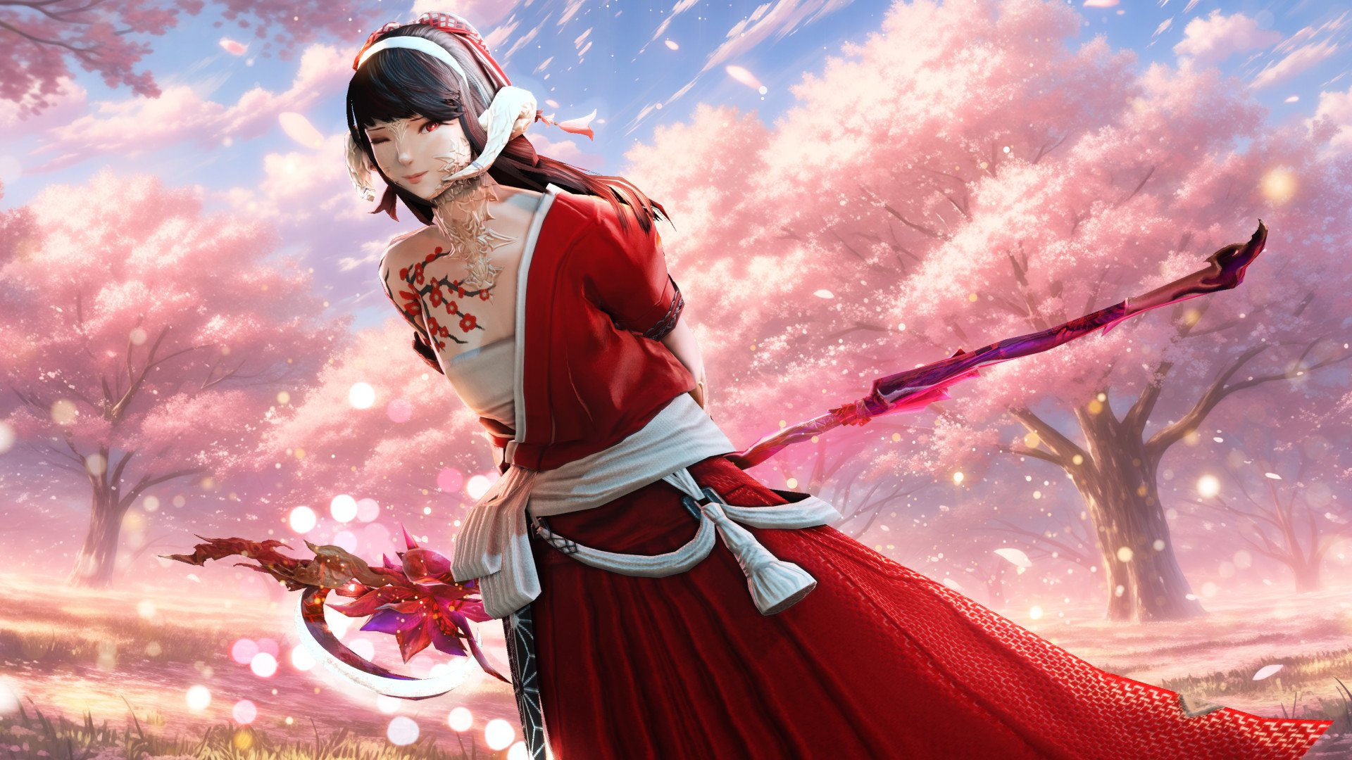 A Miqo'te dancer from Final Fantasy XIV.